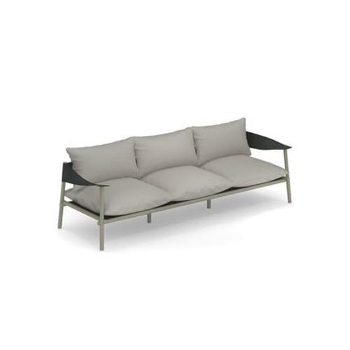 Emu - Sofa Terramare - Noir - Écru - 3 Places - Beige