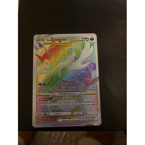 Carte Pokémon V Star Samurott