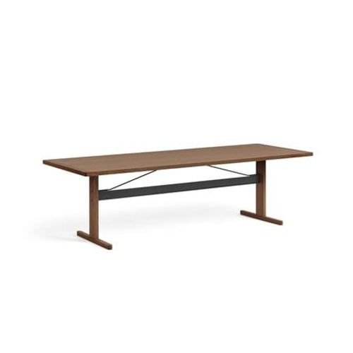 Hay - Table Passerelle - Noyer/Crossbar Noyer Noir Encre - 260 X 95 Cm - Noir