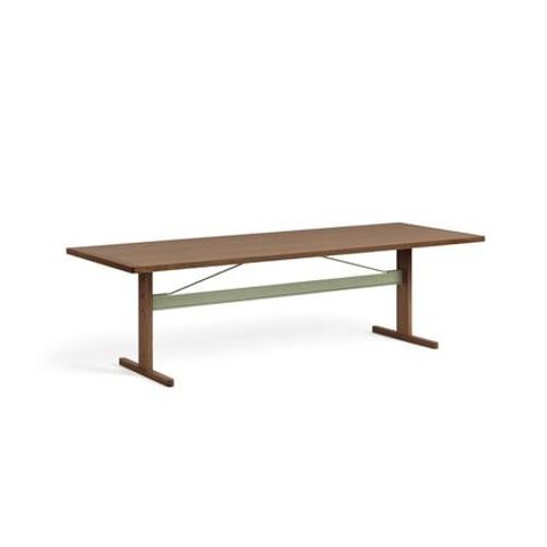 Hay - Table Passerelle - Noyer/Traverse Thym Noyer Vert - 260 X 95 Cm - Vert