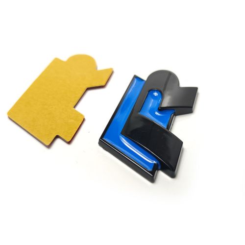 Emblème Logo Arrière Coffre Golf R , Rline Bleu Noir 55mm Pour Vw Golf R Polo Tiguan Jetta Scirocco