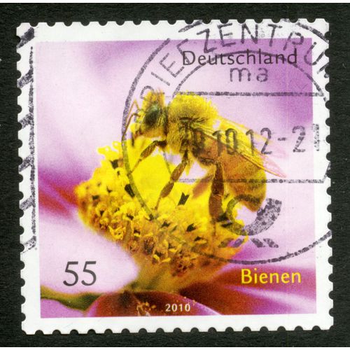 Timbre Oblitéré Deutschland, Bienen, 2010, 55