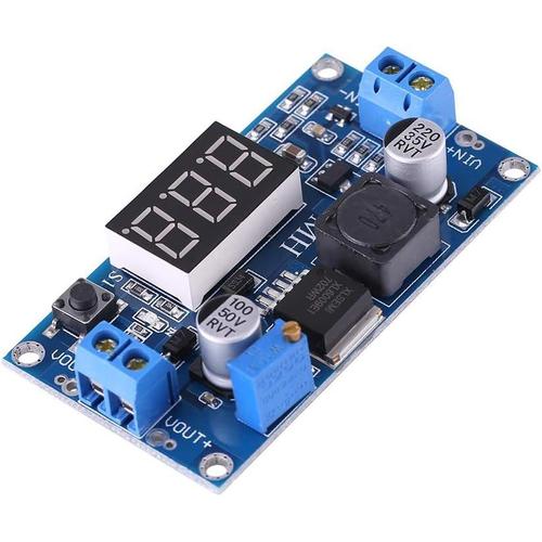 Convertisseur DC-DC - Convertisseur DC-DC Boost Module d'alimentation 4,5V-32V ¿¿ 5V-35V avec Affichage de la Tension du voltm¿¿tre ¿¿ LED