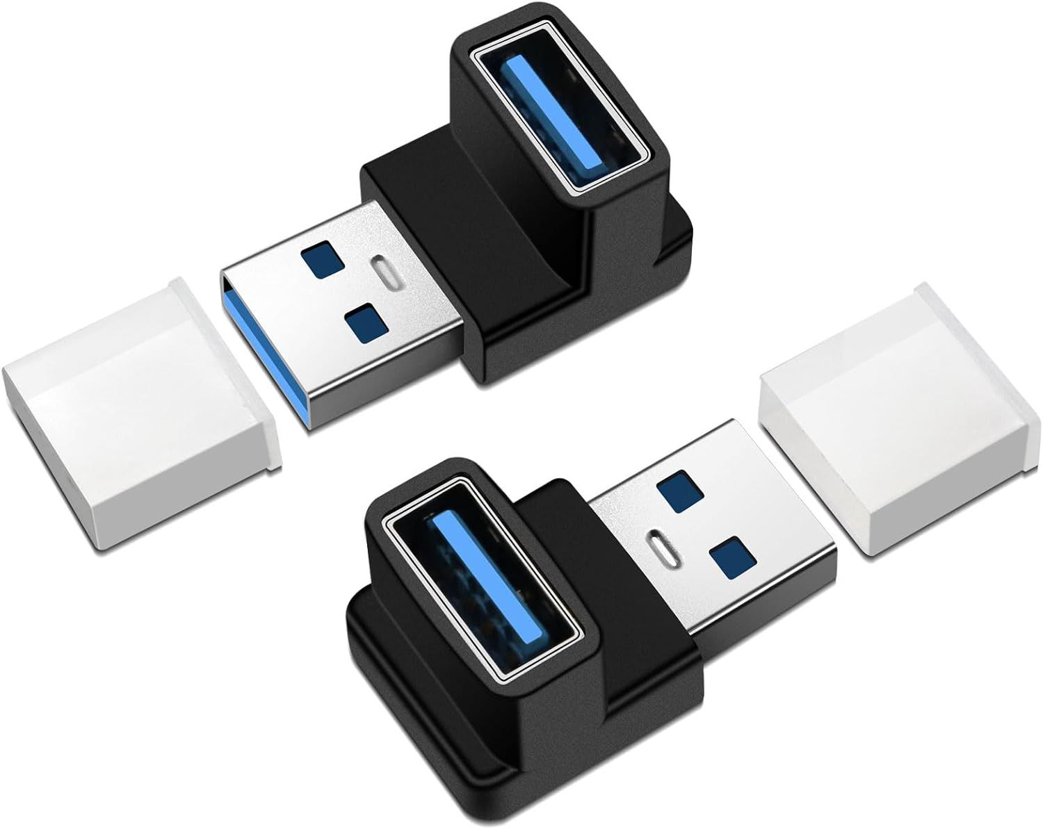10Gbps Adaptateur USB vers USB 90 Degrés Adaptateurs USB3.2 Mâle à ...