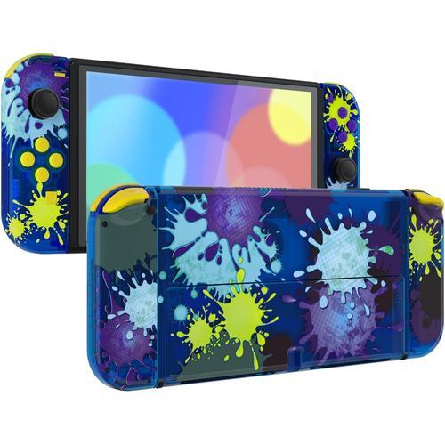 Coque Avec Motif De Remplacement Pour Nintendo Switch Oled, Coque Compl¿¿Te Pour Nintendo Switch Oled, Avec Bouton Color¿¿ B¿¿Quille Coque Pour Joycon, Peinture ¿¿Clabouss¿¿E