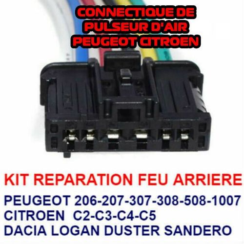 Faisceau De Réparation (Câble + Broche) Pour Pulseur D'air 206