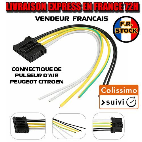Réparation Prise Fiche Connectique Resistance Pulseur Pour Xsara Picasso 206