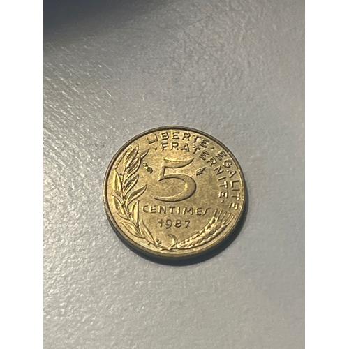 5 Centimes De Franc De 1987