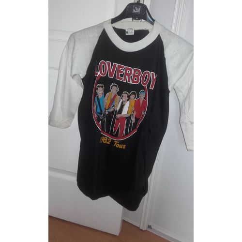 T-Shirt Jersey : Loverboy - 1982 Tour - Taille : M