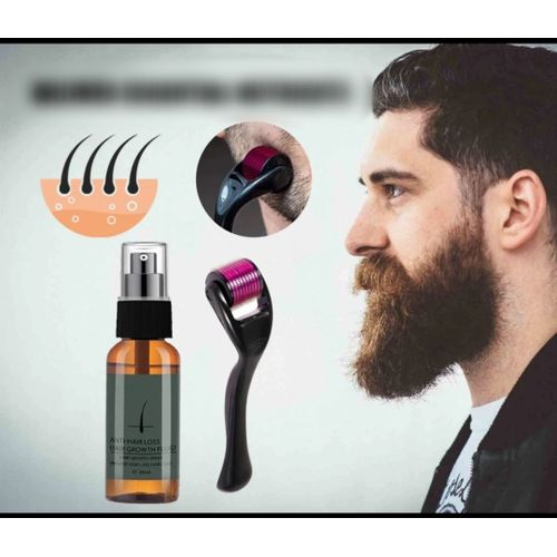 Obtenez Enfin La Barbe De Vos Rêves !: Kit Dermaroller/ Dermabeard + Sérum De Croissance , Résultats Garantis 
