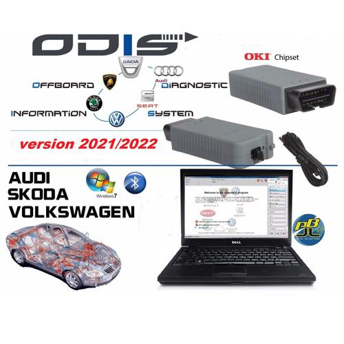 Valise De Diagnostic Skoda Seat Audi Vw Vas Odis+Ordinateur 2023