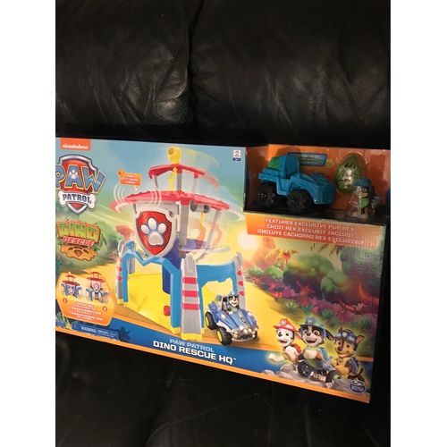 Playset Quartier General Dino Rescue Paw Patrol La Pat