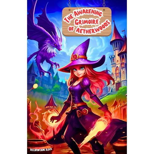 Little Girls' Witches And Young Wizards Magic Adventures For Kids: The Awakening Grimoire Of Aetherwoods, An Ancient Seasons Spell Book | Tales Of ... Of Sorcery & Friendship (Spell Book For Kids)