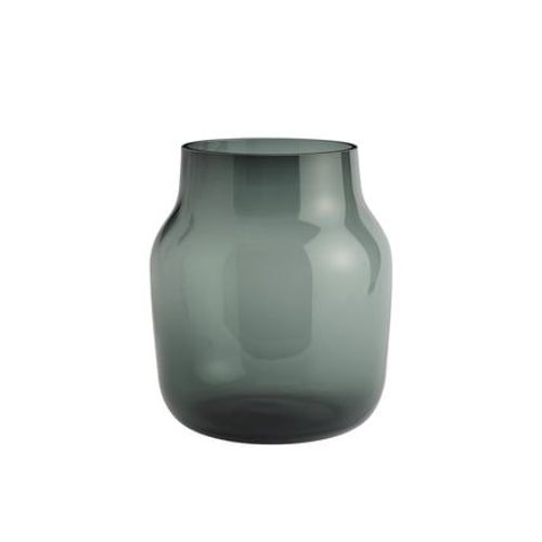 Muuto - Vase Silent - L - vert foncé - Vert