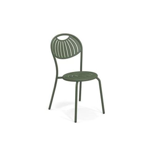 Emu - Chaise Empilable Coupole - Vert Militaire - Vert