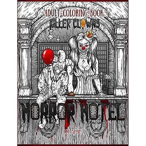 Adult Coloring Book Horror Hotel