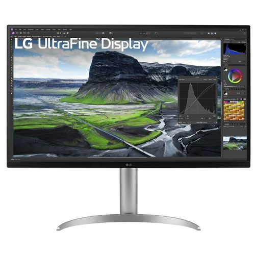 LG UltraFine 32UQ850V-W - UQ850V Series - écran LED - 32" - 3840 x 2160 4K @ 60 Hz - IPS - 500 cd/m² - 2000:1 - DisplayHDR 400 - 5 ms - 2xHDMI, DisplayPort, USB-C - haut-parleurs