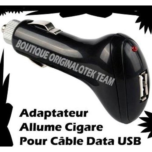 Adaptateur Prise Allume cigare via usb