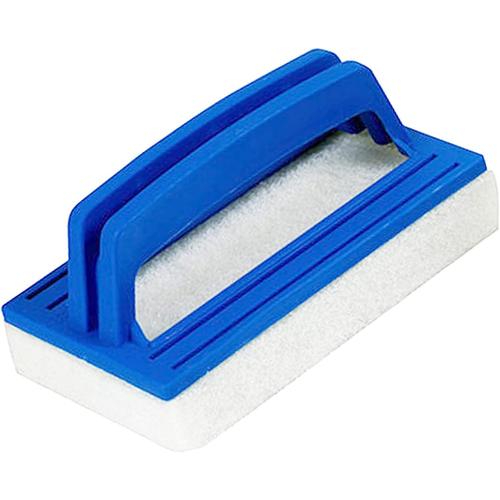 Brosse de Piscine en Plastique, Brosse de Piscine avec Manche, Brosse Éponge Piscine, Brosse à Récurer Sol Douche, Brosse à Main de Piscine pour Piscine, Spa, Baignoires, Murs, Carrelage, Planchers