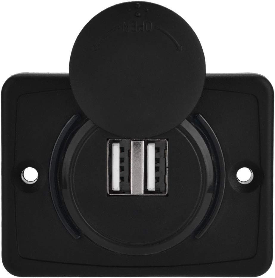 Prise Usb Intégrée 12V,Prise Usb De Voiture Double Prises De Pour H...