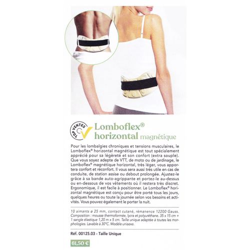 Orthèse Lomboflex Horizontal Magnétique