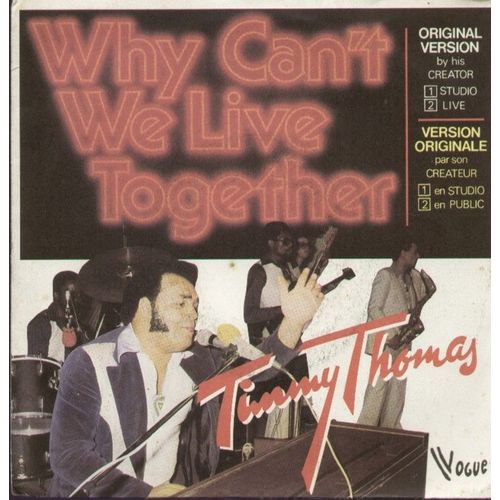 Why Can't We Live Together - Version Originale Par Son Créateur Face 1 En Studio Pressage 1972, Face 2 En Public Pressage 1979