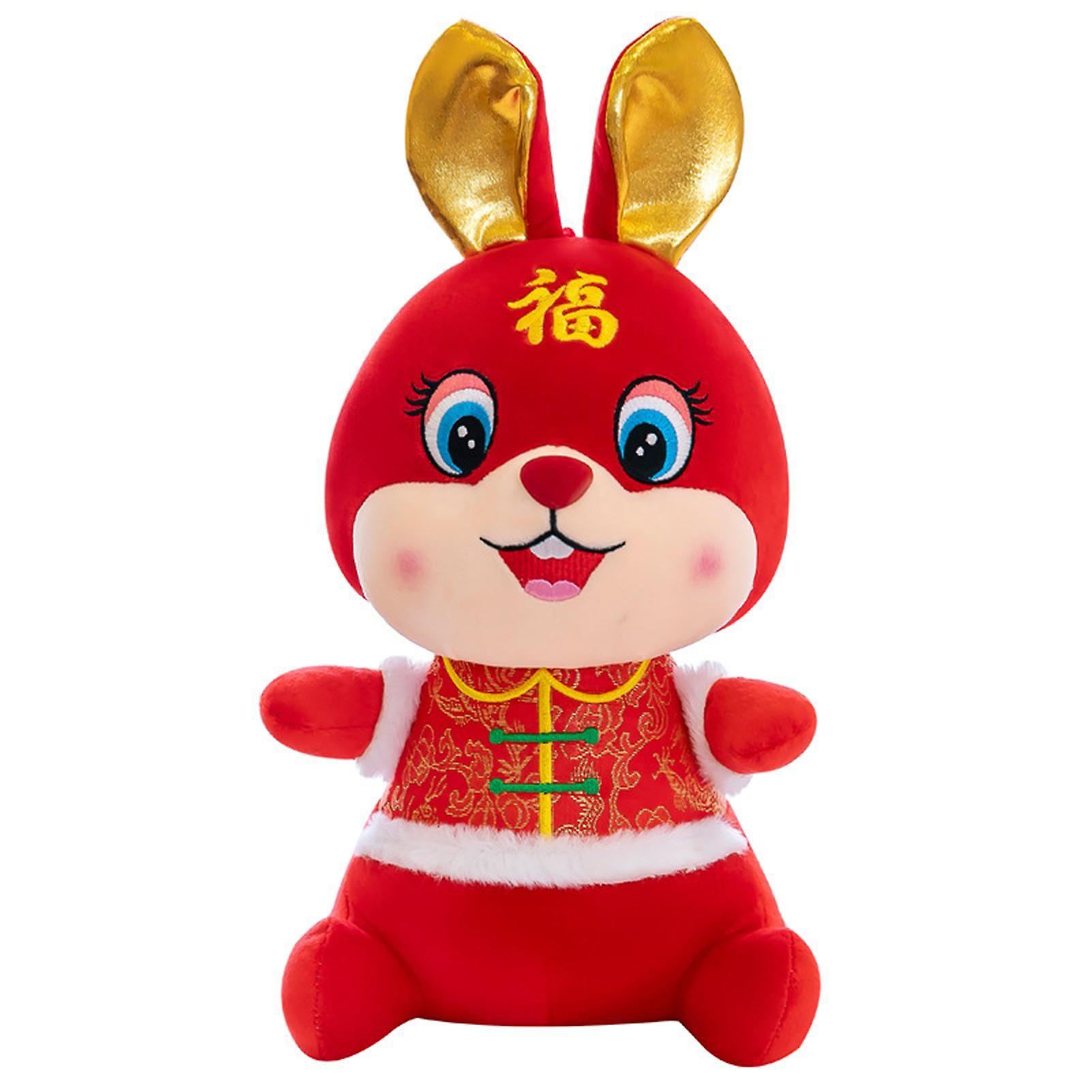 Lapin lapin Peluche Poupée Chinois Zodiaque Lapin Animal Mascotte