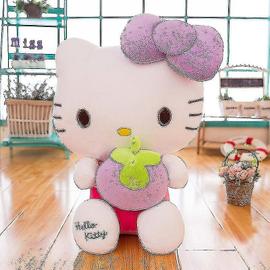 Oreiller en peluche dessin animé Sanrio kawaii Kuromi, ma mélodie cannelle  Hello Kitty, jouets en peluche