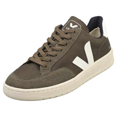 Veja V-12 Homme Baskets Décontracté Vert Blanc - 46