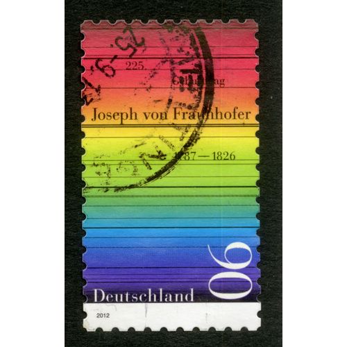 Timbre Oblitéré Deutschland, Joseph Von Fraunhofer 1787-1926, 2012, 90