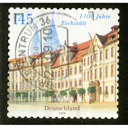 Timbre Oblitéré Deutschland, 1100 Jahre Eichstätt, 2008, 145