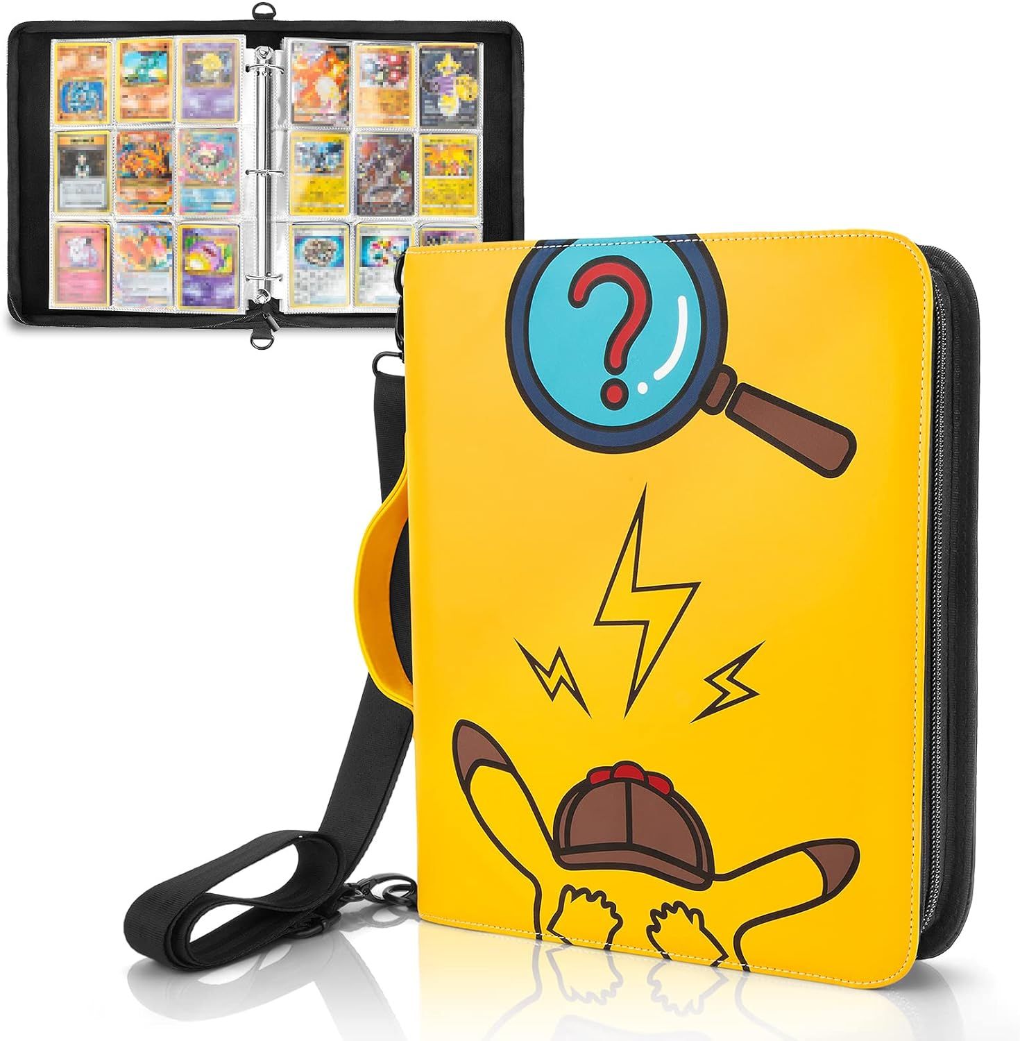 Yinke Albums Compatible Pokemon Cartes ¿¿ 720+ Collectionner,Classeur Prot¿¿Ge Carte,9 Pochette Pour Display Rangement Livre De Carte,Pour Jeux Cartes(Magnifier)