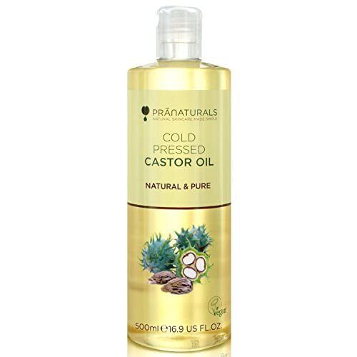 Pranaturals Huile De Ricin Pressée À Froid 500 Ml ¿ 100% Naturel Végétalien Naturel