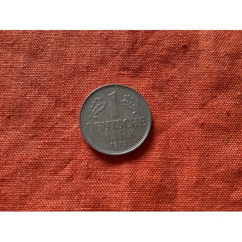 1 Pièce D¿ 1 Deutsche Mark, Allemagne, Année 1972.