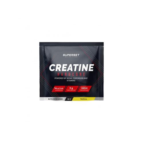 Échantillon Créatine Hardcore (50g)|Tropical| Créatines|Superset Nutrition 