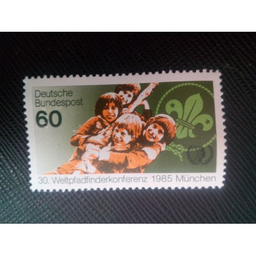 Timbre Allemagne / Rfa Y T 1086 Conférence Mondiale Du Scoutisme Munich 1985 ( 180108 )