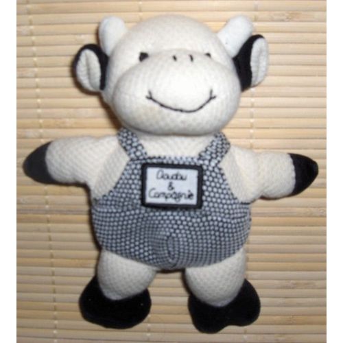 Petite Vache Doudou Et Compagnie 15cm Billes