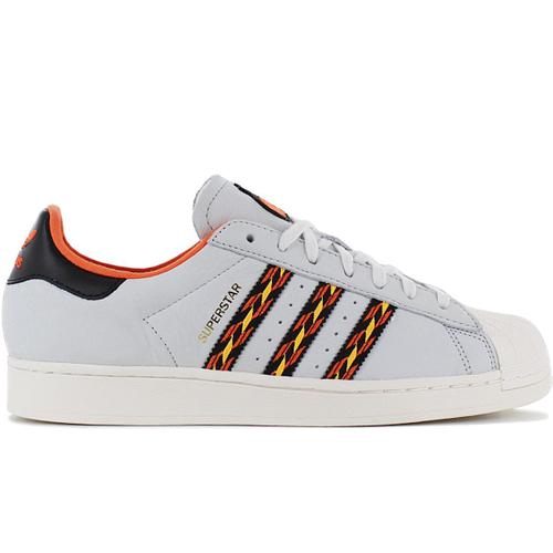 Adidas Originals Superstar Halloween Sneakers Baskets Sneakers Cuir Gris Hr1433