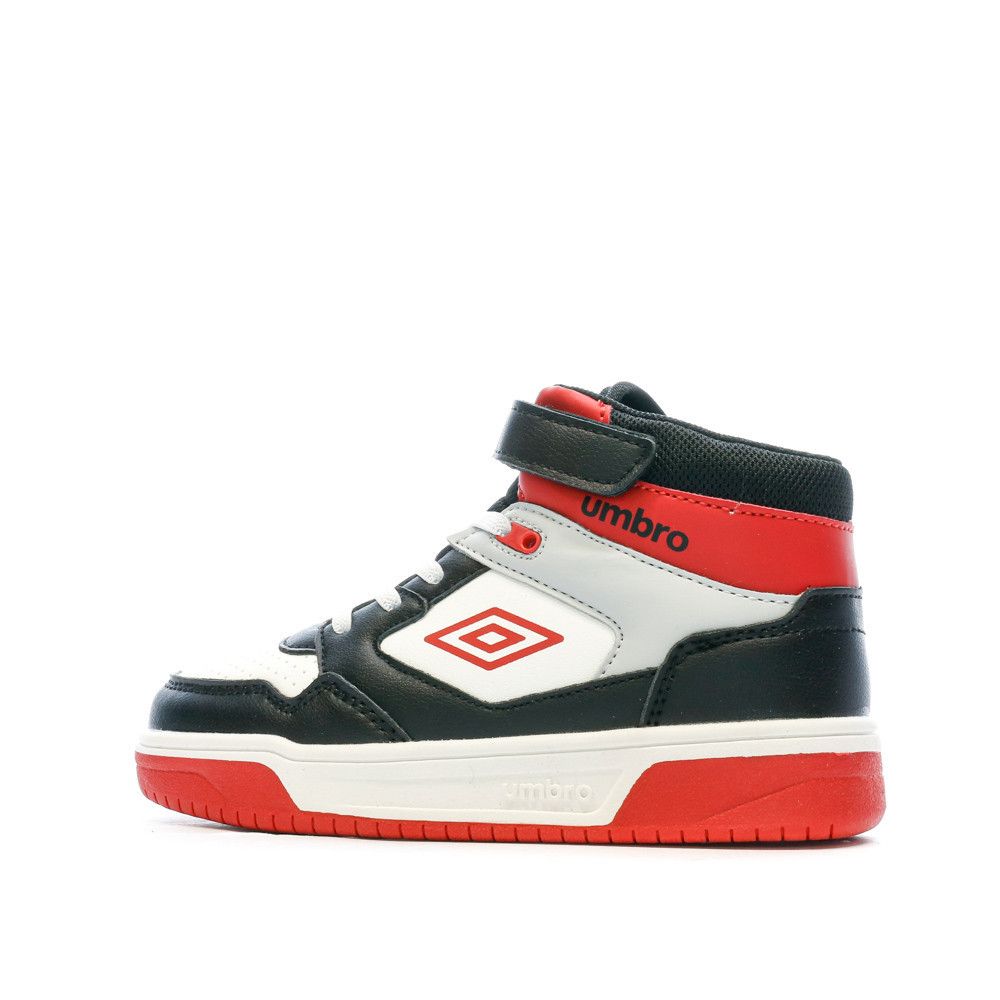 Baskets Noires/rouges/blanches Garçon Rouge Umbro Olly Vlc