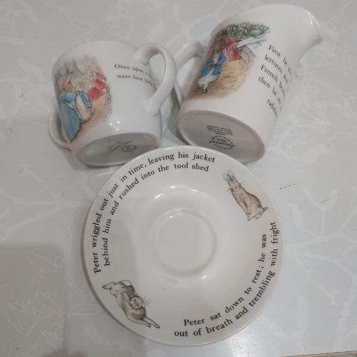 Vaisselle Bébé Beatrix Potter Vintage Porcelaine