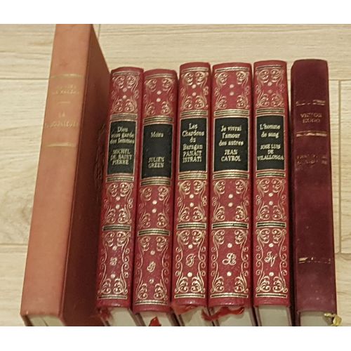 Lot¿La Collection Des Grands Livres Contemporains (5 Livres Éd. Famot 1973/1975) ¿Victor Hugo ¿Balzac (La Guilde Du Livre 1949) ¿Prestige De Litterature : André Gide (2 Livres Éd Rombaldi 1955)