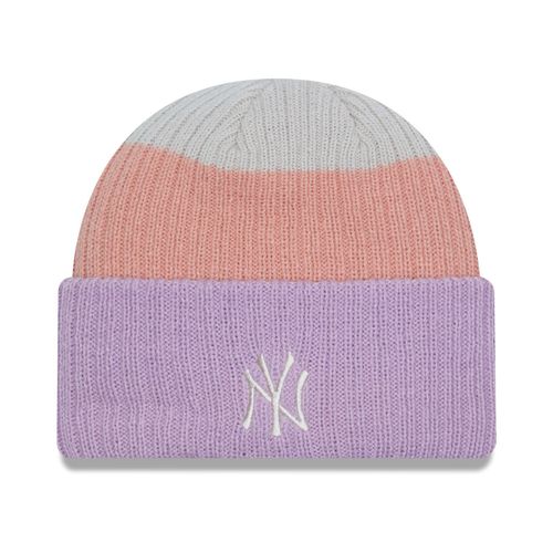 New Era Femme Bonnet D'hiver Beanie Stripe New York Yankees
