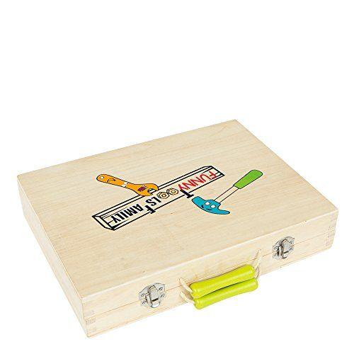 Colorbaby ? Malette À Outils En Bois (Couleur Baby 43616)