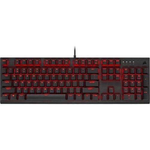 CORSAIR Clavier mécanique gaming K60 PRO a LED Rouge - Azerty - Noir (CH-910D029-FR)