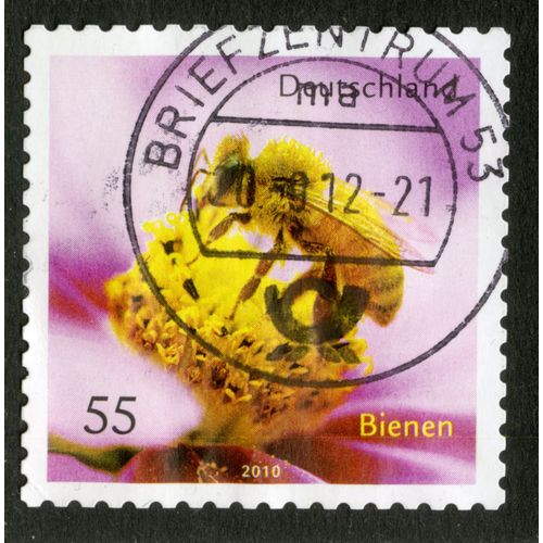 Timbre Oblitéré Deutschland, Bienen, 2010, 55