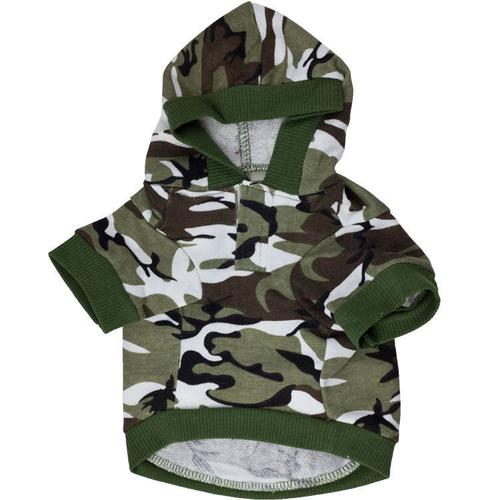 Garçons Chemise De Chien Camo Tenues Pour Chiens Costume De Camouflage Chien Camo Hoodie Yorkie Vêtements Pour Petits Chiens