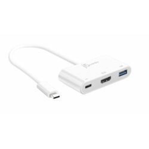 j5 create JCA379 adaptateur graphique USB 3840 x 2160 pixels White (j5create JCA379 - External video adapter - USB-C - HDMI)