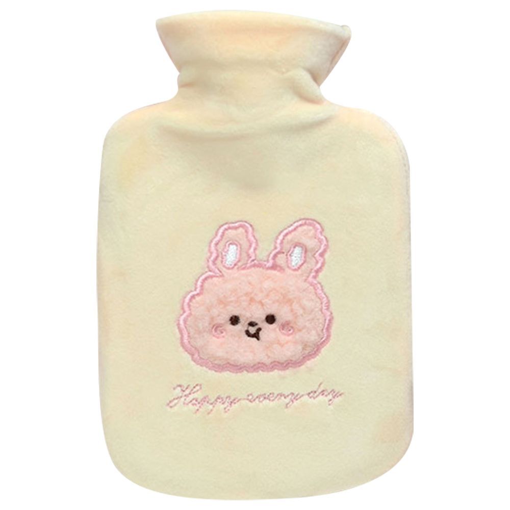 Bouillotte Avec Couverture Souple Cartoon Hot Water Bag Pour Le Cou, Les Crampes, Le Soulagement De La Douleur Des Épaules