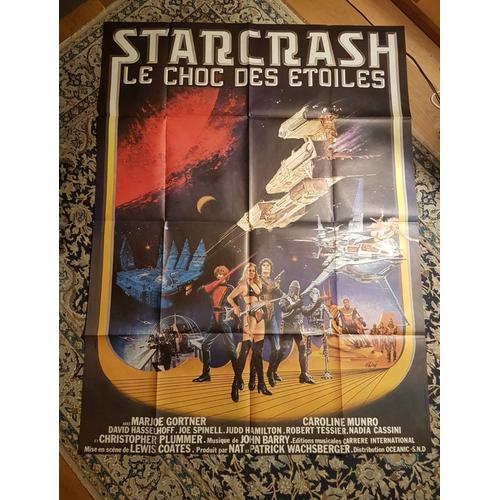 Affiche 1978 Starcrash Le Choc Etoiles 120x160 Cozzi Space Opera Starwars Rital