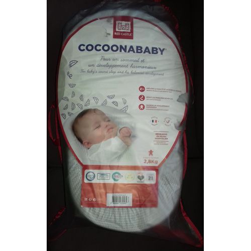 Cocoonababy Ergonomique Avec Drap Red Castle À Partir De 2,8 Kg